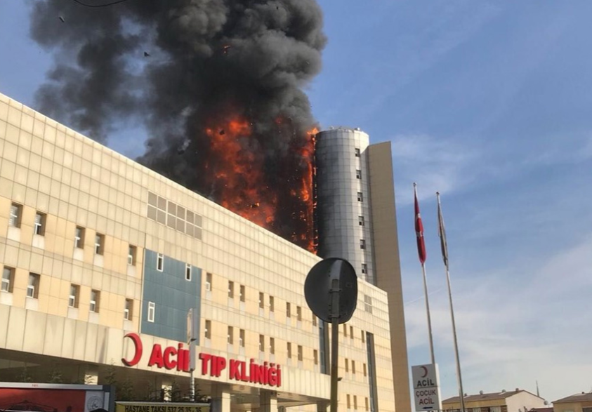 İstanbul GOP Taksim Eğitim ve Araştırma Hastanesi Yangını